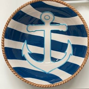 11” Nautical Bowl - NWOT
